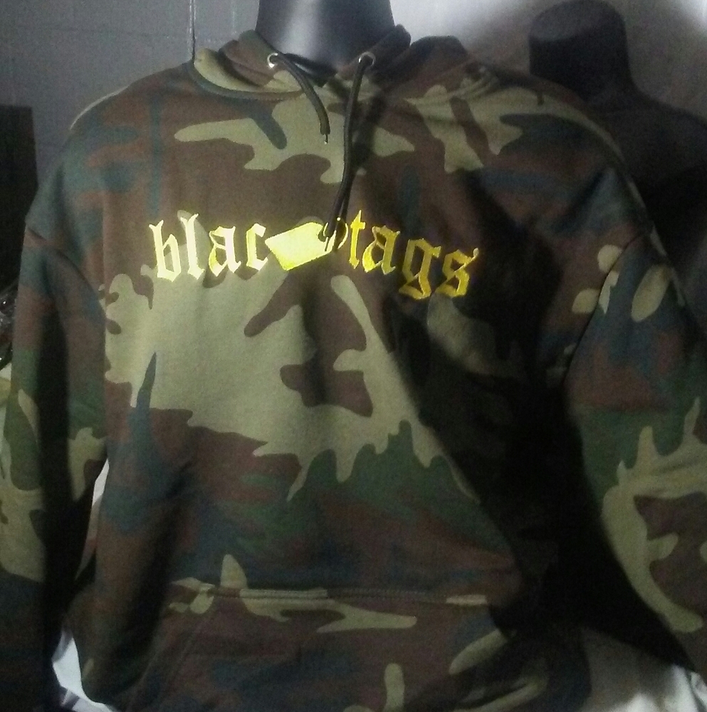 Authentic Blactags embroidered hoodies